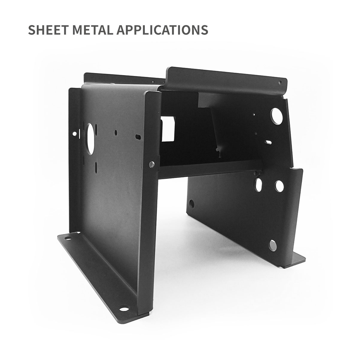 Stile medio di base di telaio intergata per recinto di metallo con binario DIN