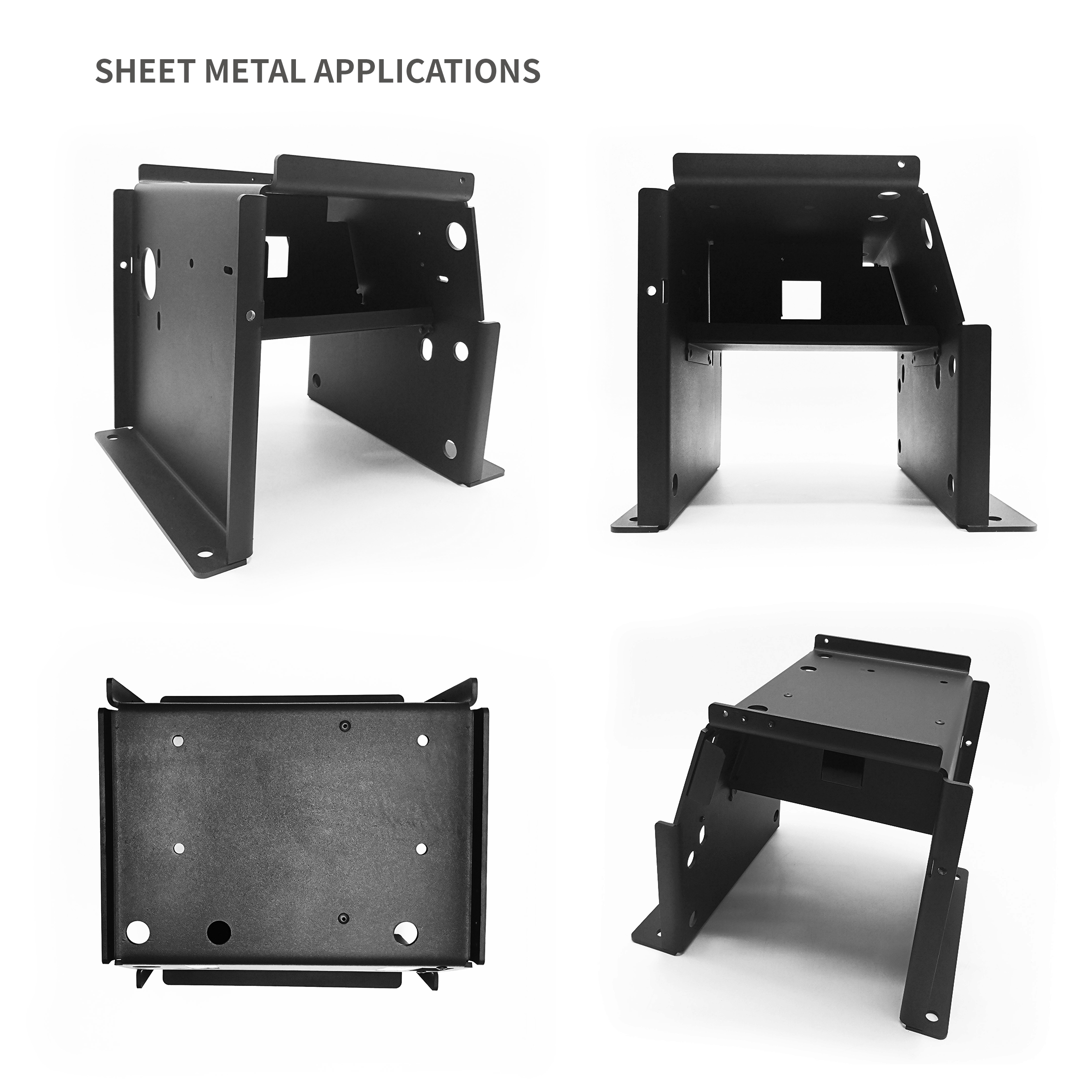 Stile medio di base di telaio intergata per recinto di metallo con binario DIN