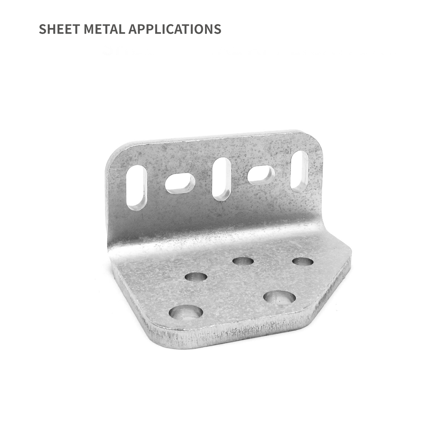 Staffa di montaggio ad alta resistenza per recinto metallico