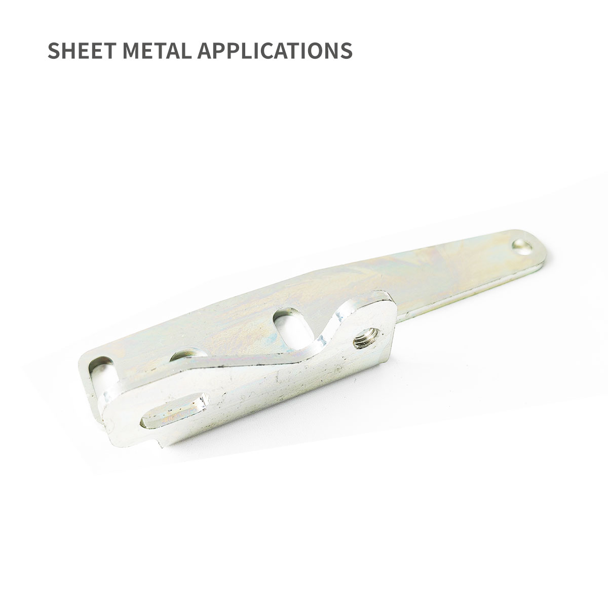 Staffa di montaggio zincato di involucro metallico perforato