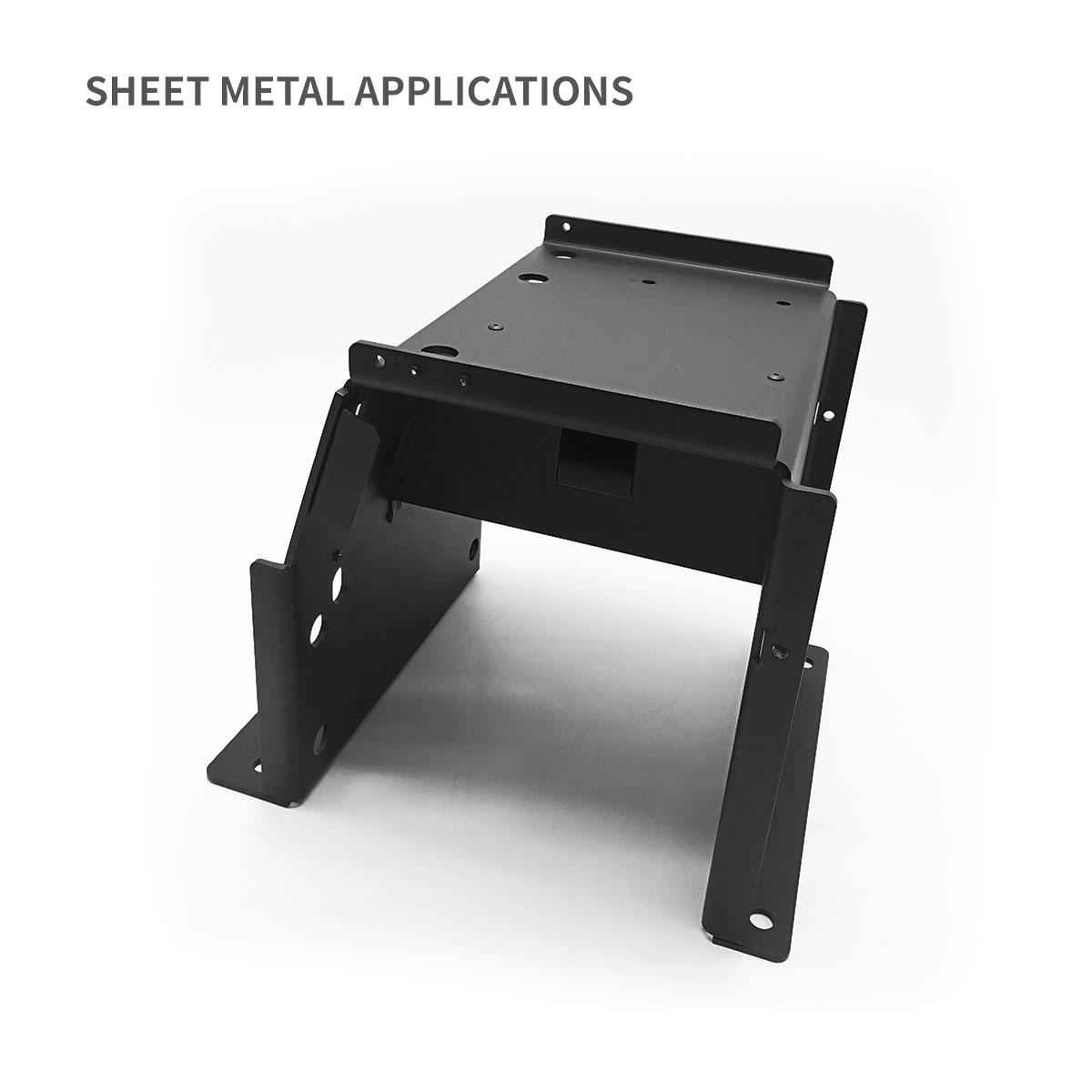 Stile medio di base di telaio intergata per recinto di metallo con binario DIN