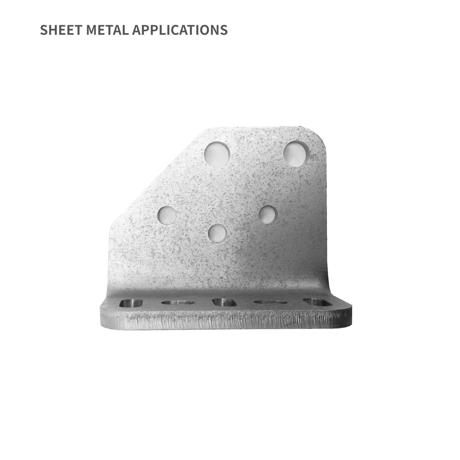 Staffa di montaggio ad alta resistenza per recinto metallico