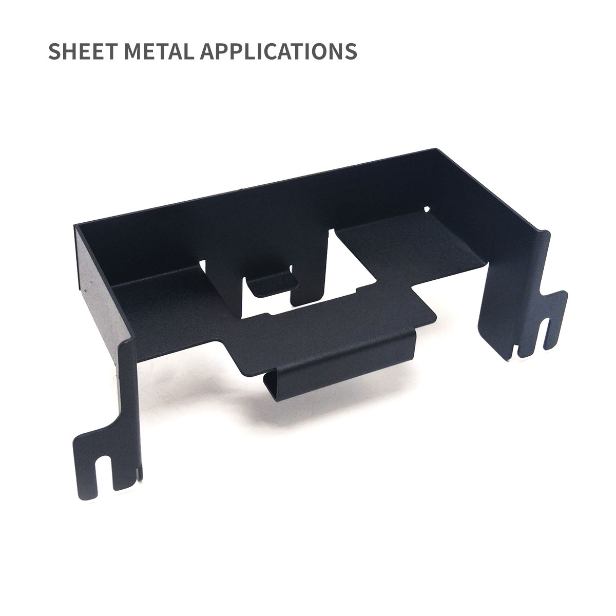 Staffa di mouting per componenti di titolare del contenitore in metallo piegato