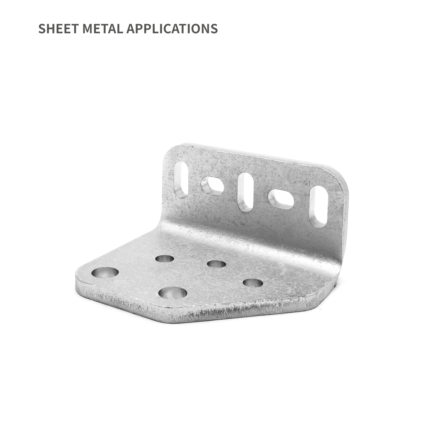 Staffa di montaggio ad alta resistenza per recinto metallico