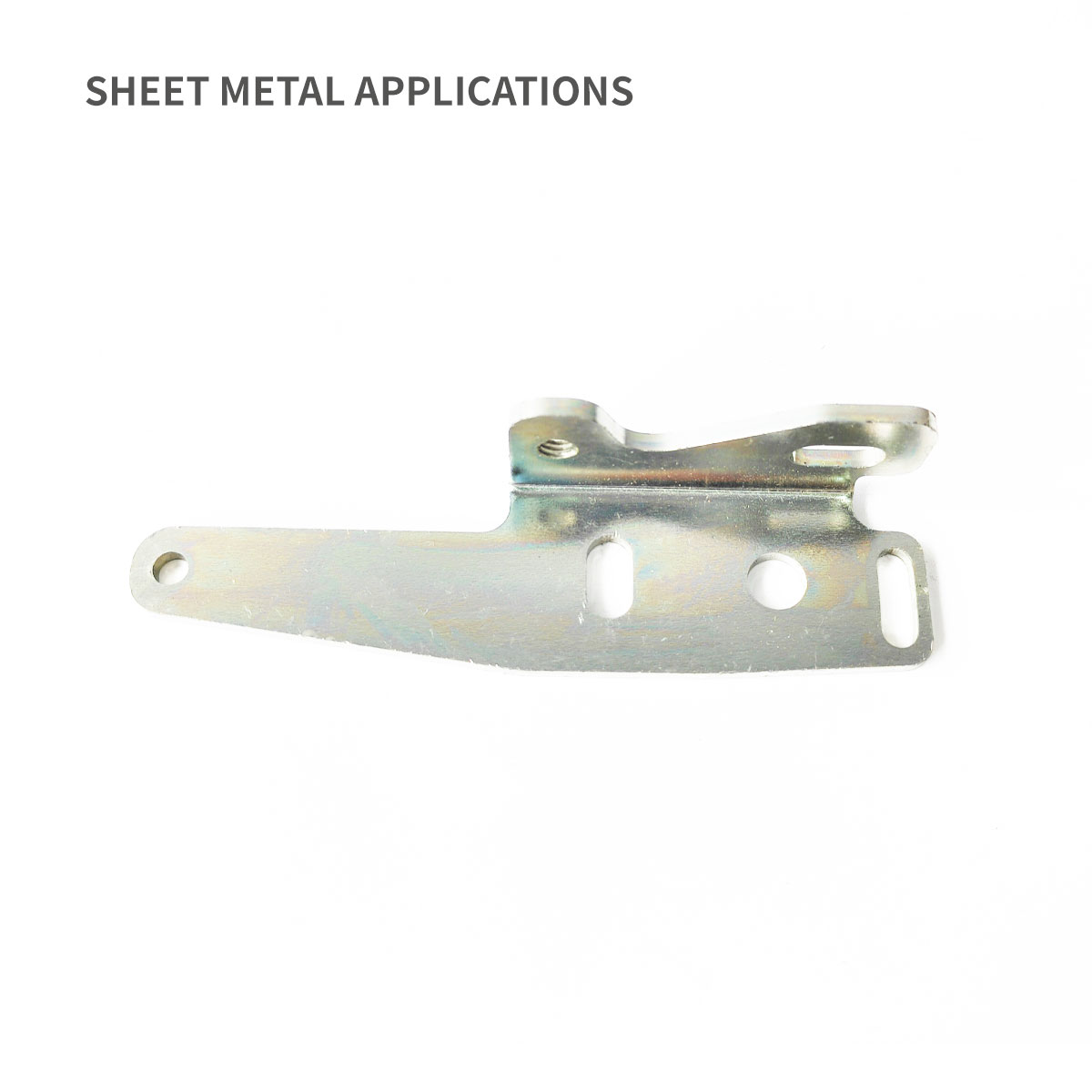 Staffa di montaggio zincato di involucro metallico perforato