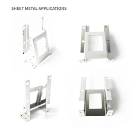 Copertina trapezoidale per la fabbricazione di involucro metallico