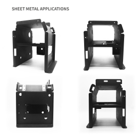 Base di telaio pesante con grande capacità di contenitore metallico con binario DIN