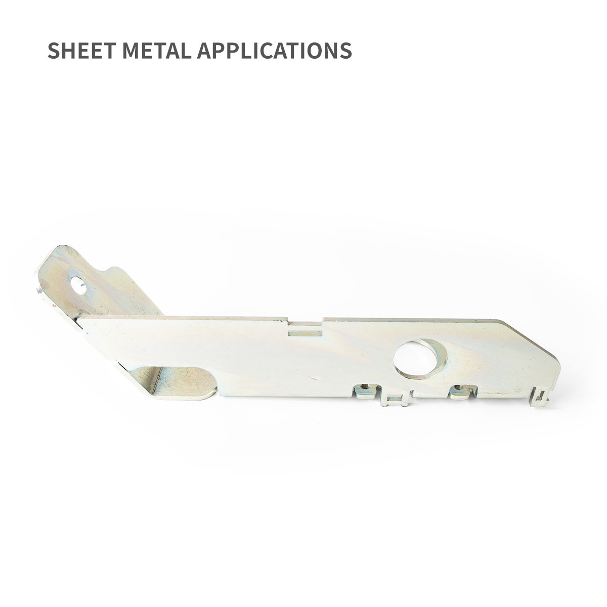 Basela staffa di montaggio per sensori di recinzione metallica con binario DIN