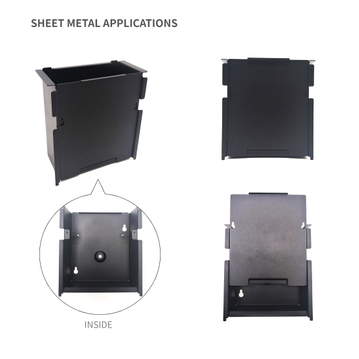 Box di alimentazione classica con copertura per involucro in metallo isolato