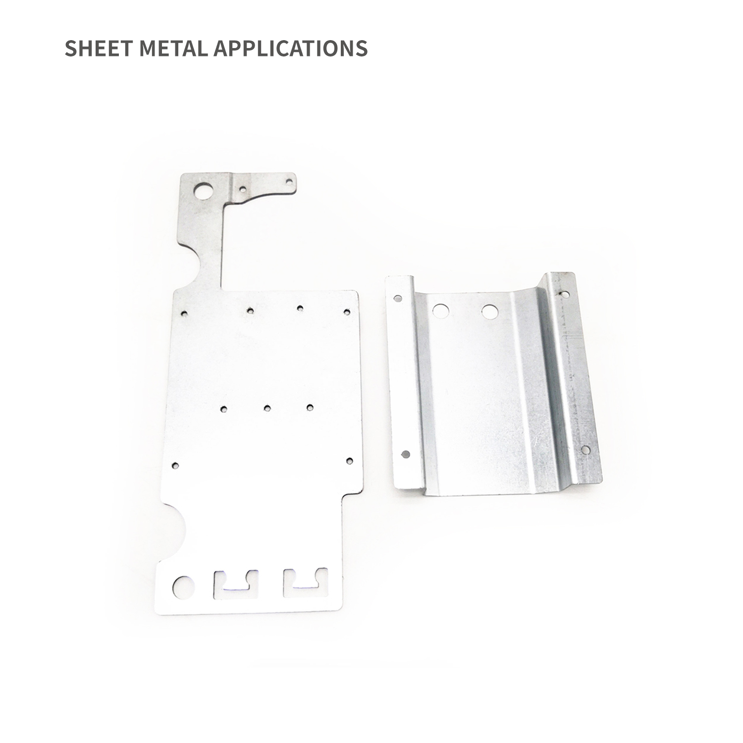 Piastra di montaggio con copertura per il design del metallo involucro