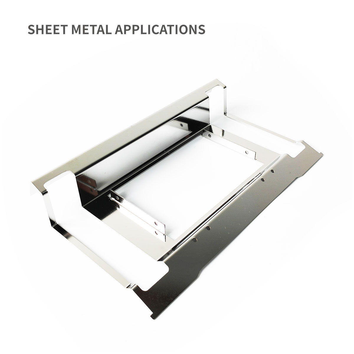 Vassoio di montaggio in acciaio inossidabile di metallo montato a parete