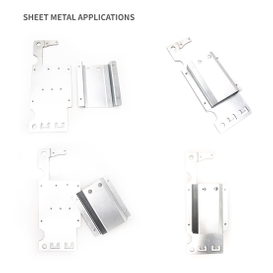 Piastra di montaggio con copertura per il design del metallo involucro