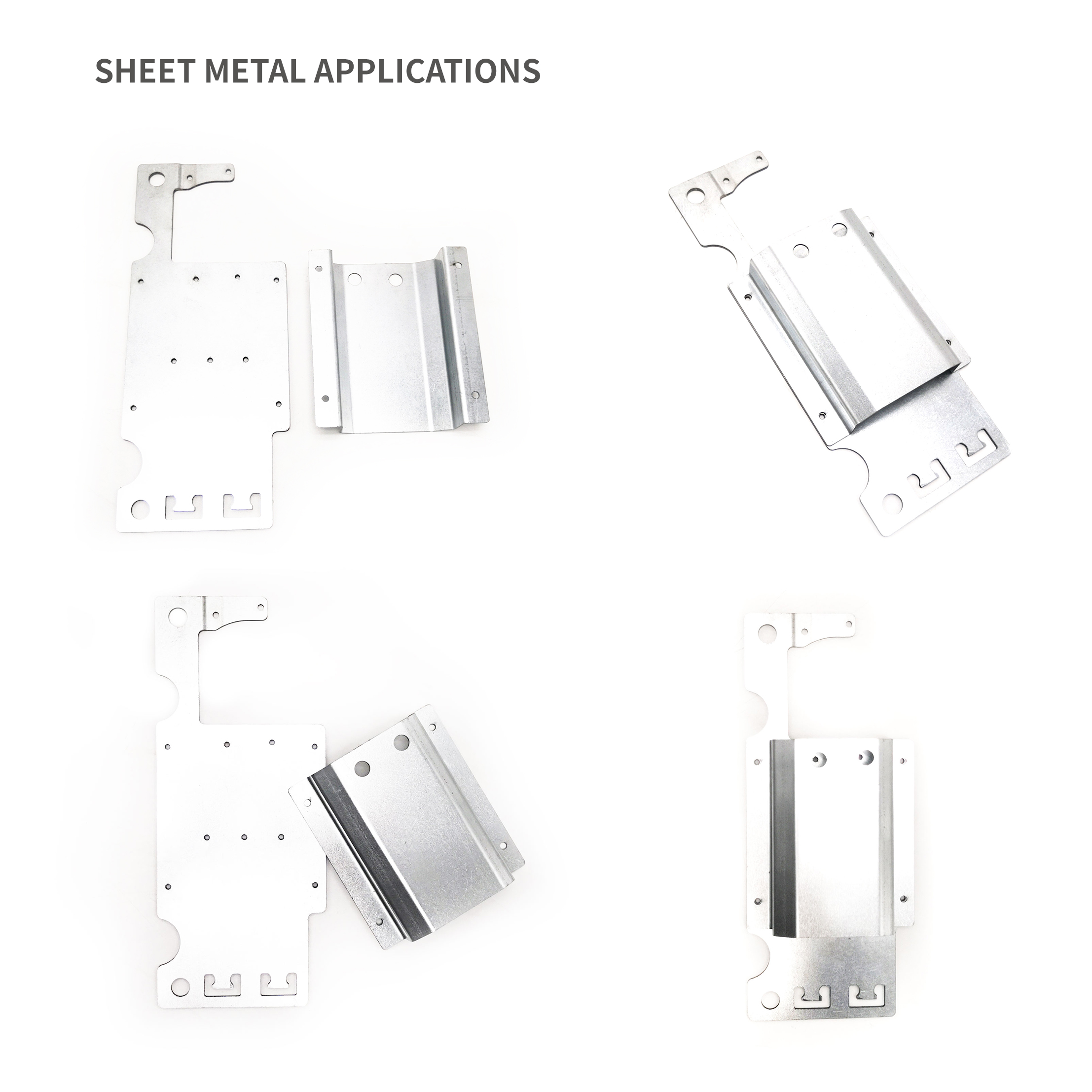 Piastra di montaggio con copertura per il design del metallo involucro