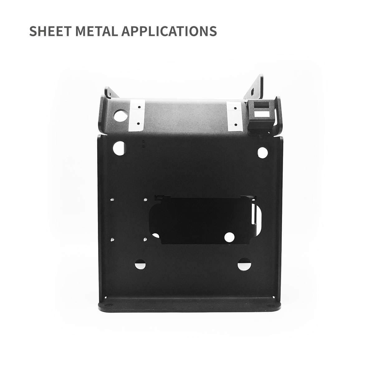 Base di telaio pesante con grande capacità di contenitore metallico con binario DIN